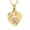 Gold, variant on Paw Print Heart Urn Pendant Cremation Jewelry for Ashes Holder Pet Memory Necklace Dog Cat Furry Friend Memorial Jewelry