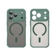 thumbnail image 3 of YEYKX Magnetic for iPhone 17 Pro Case [Compatible with MagSafe] [Military Grade Drop Protection] Translucent Matte Shockproof Phone Case,Green,For iPhone 17 Pro, 3 of 9