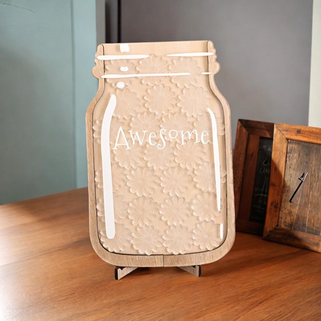Frasco de motivacional Frasco de comportamiento positivo Entrenamiento de rutina Sistema de de madera Regalos Decoración Frasco Flores Hugo Tarro de recompensa