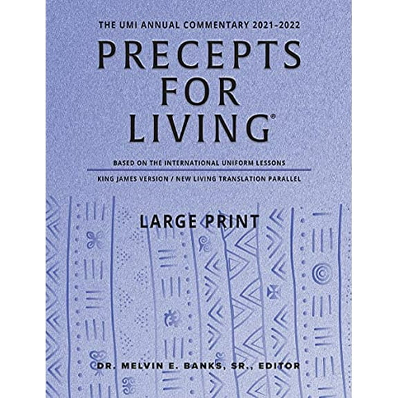 Pre-Owned Precepts For Living: The UMI Annual Bible Commentary 2021-2022-Large Print, 9781683535720, 1683535723, Paperback, 24 edition