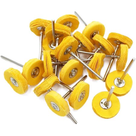 

Maozh01 20 Pack Rotary Tool Polishing Wheels 3mm Shank