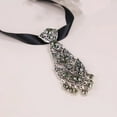 thumbnail image 2 of Mens Crystal Rhinestone Necktie Adjustable Luxury Shiny Decorative Sparkling Neck Tie for Wedding Party, 2 of 3