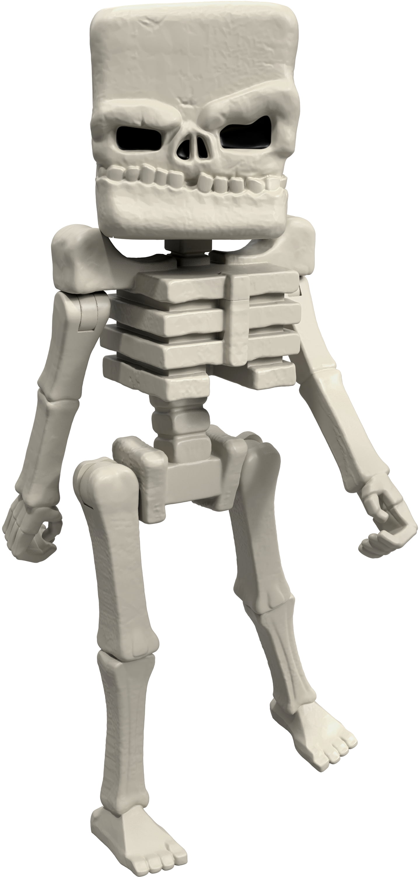 Minecraft Skeleton Action Figure & Accessories, 4-inch Toy Set Inspired by A Minecraft Movie