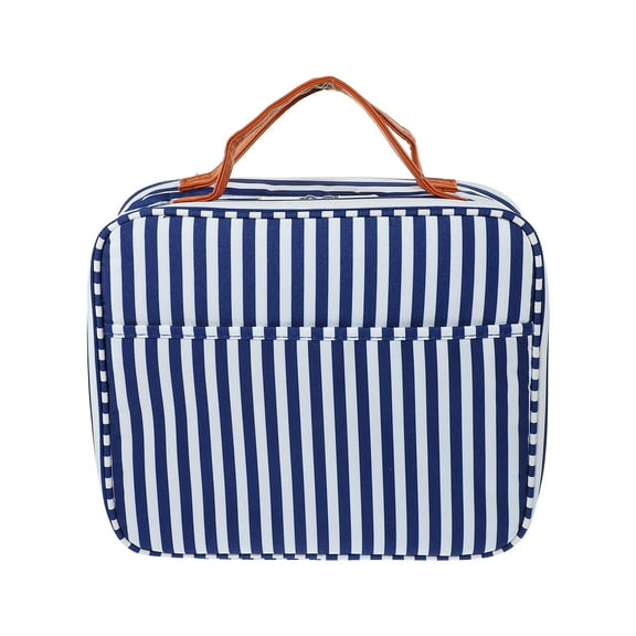 LOLIPPYY Rectangular Hanging Toiletry Bag Waterproof Blue for Traveling Women 1Set