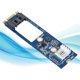 thumbnail image 5 of BRILLAR Tarjeta adaptadora convertidora Horizontal M2 a SATA M.2 NGFF SATA a SATA de 7 pines + Cable de alimentación de 4 pines, 5 of 10