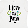thumbnail image 4 of Inktastic I Love My Papa Hearts Boys or Girls Toddler T-Shirt, 4 of 5