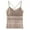 Gray, variant on Women Camisole Tops Sheer Lace Floral Bralette Wireless Padded Tank Top V Halter Thin Cami Lingerie Underwear Ladies Breathable Vest Tops Built in Bra