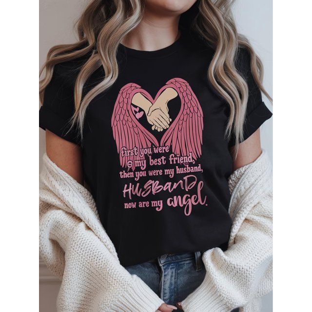 Valentine's Day Love Heart Graphic Tee - 100%, Short Sleeve, Women's Casual T-Shirt, Valentine's Day T-Shirts