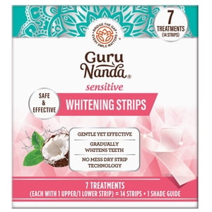 GuruNanda Sensitive Teeth Whitening Strips