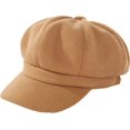 thumbnail image 5 of CoCopeaunts Octagonal Newsboy Cap Casual Vintage Painter Detective British Style Solid Hat Women Autumn Winter Warm Beret Hat, 5 of 7