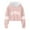 Pink, variant on Bainana Girls Hoodies Child Letter Print Long Sleeve Hooded Crop Tops Popular Soft Spring Autumn Kids Sweatshirt Pink Size 10-12 Years