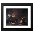 thumbnail image 2 of Nicolai Abraham Abildgaard 18x15 Black Modern Framed Museum Art Print Titled - Fingal Sees the Ghosts of His Forefathers by Moonlight (1780 - 1784), 2 of 5