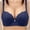 Navy# Womens Bras, variant on Vetsdori Womens Plus Size Everyday Bras Soft Underwire Ice Slik,No Padding Push up Lace Bras for Women
