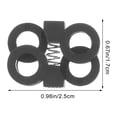 thumbnail image 2 of REOFLYUP 10Pcs Black Shoelace Locks Plastic Shoe Lace Buckles for Secure Fit and Everyday Use, 2 of 8