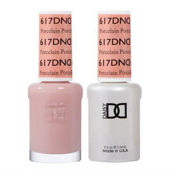 DND 617 Porcelain Gel & Matching Polish Set - DND Gel & Lacquer