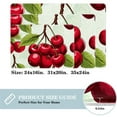 thumbnail image 2 of Cherry Machine Washable Non-Slip Polyester Indoor Floor Rug and Chair Mats, 2 of 6