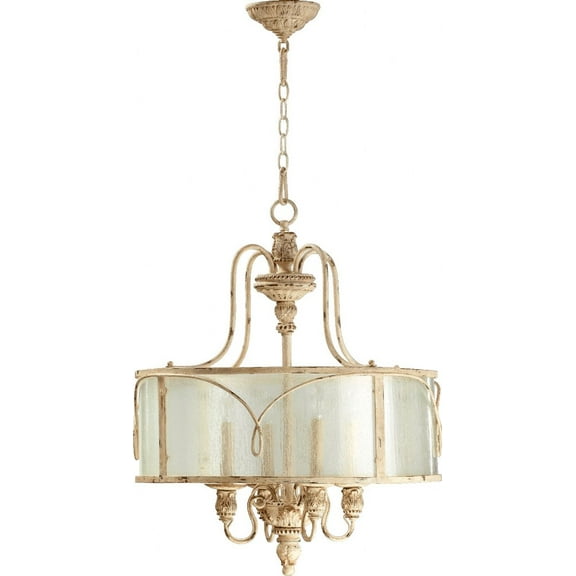 Quorum Lighting Salento 4-Light Pendant, Persian White, 22.25W, 27.5H