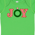 thumbnail image 4 of Inktastic Joy Christmas Ornament with Candy Cane Stripes Boys or Girls Baby Bodysuit, 4 of 5