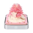 thumbnail image 4 of 3D Notepad Mini Tree House 2024 Calendar 3D Tree House Notes Notes New Christmas Gif Years Sticky 3D Pad Cute Memo Block I0W6 Green, 4 of 5