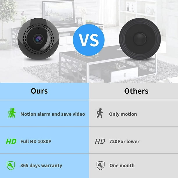 Generic Caméra WiFi HD Mini suivi automatique sans fil intérieur Smart Home  Security à prix pas cher