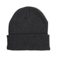 thumbnail image 2 of Naierhg Beanie Men Women Autumn Winter Knitting Beanie Hat Solid Color Brimless Retro Round Dome Outdoor Pullover Skiing Hat StreetwearDark Gray, 2 of 8