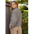 thumbnail image 2 of Blu Pepper Women's Faux Fur Snap Button Jacket, 2 of 3