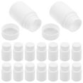 thumbnail image 1 of TEHAUX 20pcs Small Plastic Bottle White Compact Storage for Sample Bottles, 1 of 8