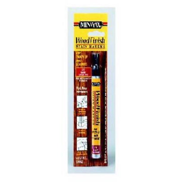 2Pc Minwax Wood Finish Stain Marker SemiTransparent Ebony OilBased