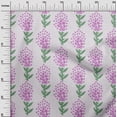 thumbnail image 3 of oneOone Rayon Purple Fabric Asian Block Floral Fabric For Sewing Printed Craft Fabric By The Yard 56 Inch Wide, 3 of 4
