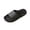 Black, variant on Men's House Slippers Slip-on Flat Heel Non-Slip Shower Shoes Mens Indoor Home Bedroom Pool Bathroom Home Shower Slippers Beach Shoes