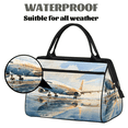 thumbnail image 3 of Herdesigns Airplane Airport Weekender Travel Duffel Bag Carry On Overnight Gym Hospital Bag Personal Item Travel Bag, 3 of 7