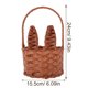 thumbnail image 2 of unbranded Cesta Portátil Tejida Con De Orejas De Ideal Para Y Organizar, 2 of 7