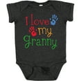 thumbnail image 3 of Inktastic I Love My Granny Boys or Girls Baby Bodysuit, 3 of 5