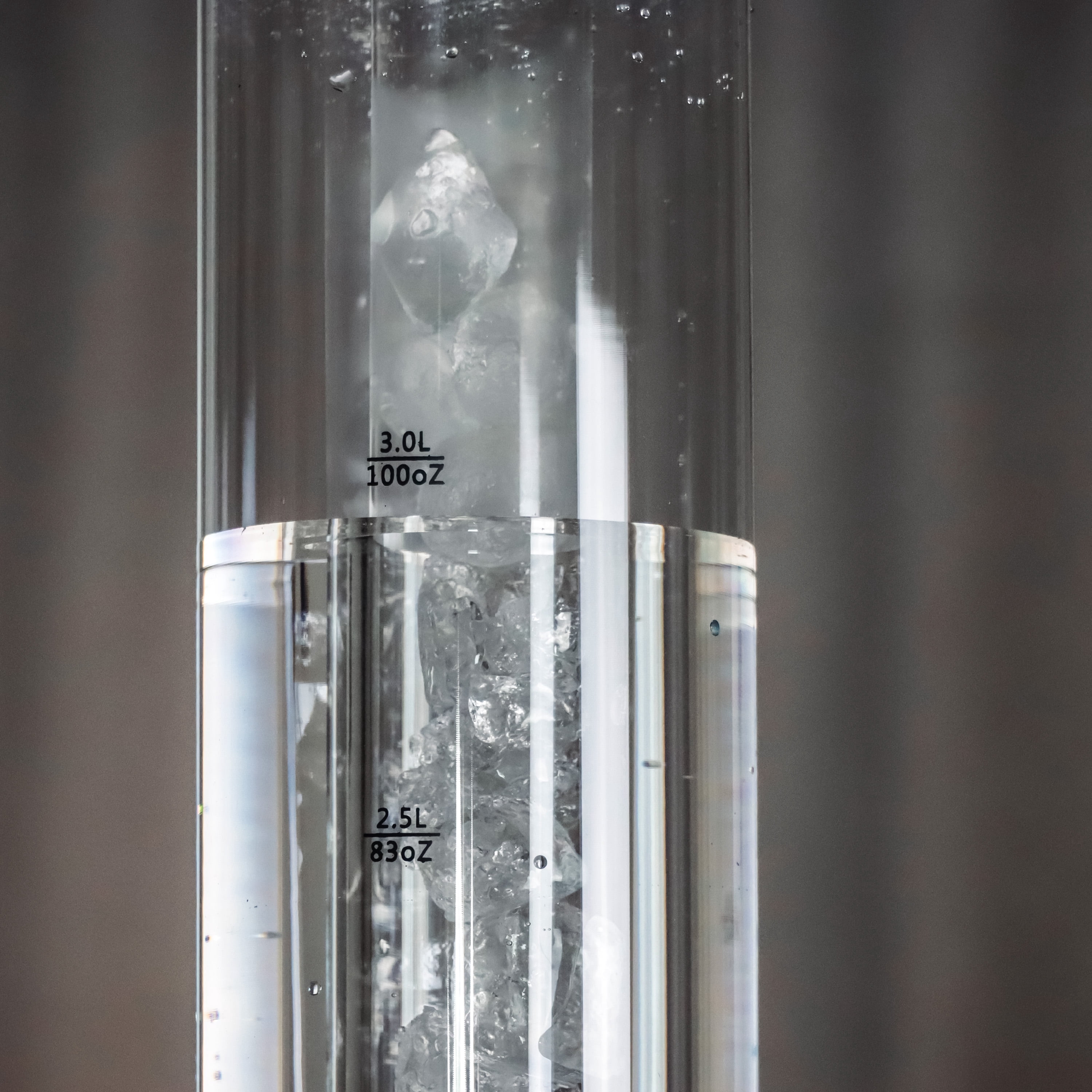 Drink and Beverage Dispenser with Optional Ice Core