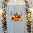 thumbnail image 5 of Thanksgiving Turkey Door Sign, Welcome Wreath for Front Door, Wood Fall Hanger for Home Indoor Outdoor Decor, 5 of 5
