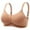 Khaki, variant on DPTALR Womens Dailywear Bars Solid Lace Bras Plus Size Underwear Bralette Bras Comfortable Bra