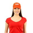 thumbnail image 2 of DALIX Baseball Mom Women's Ball Cap Dad Hat for Women in Orange, 2 of 7