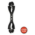 thumbnail image 2 of Squids 3400 Glove Clip Holder with Dual Clips, 1 x 1 x 6.5, Acetal Copolymer, Black, 100/Carton, 2 of 7