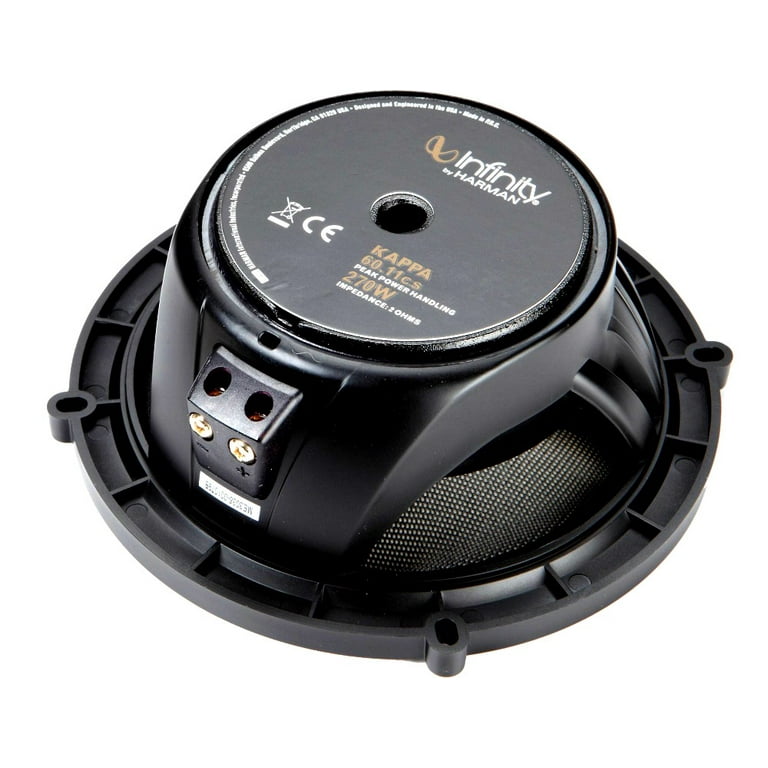 åndelig generøsitet Medarbejder Infinity Kappa 60.11CS 6.5" Car Audio 2-Way Component System - Walmart.com