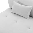thumbnail image 6 of Fickle Grey Velvet Modular RAF Loveseat, 6 of 7