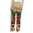thumbnail image 3 of Bingfone Pajamas For Women,Christmas Vintage Red Truck Pajama Pants With Pockets-Small, 3 of 9