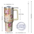 thumbnail image 2 of OBREWU Pioneer Flower Tumbler with Handle and Lid,40oz Pioneer Flower Double Wall Vacuum Insulated Tumbler,Pioneer Flower Cups Gift for Women and Men, 2 of 7