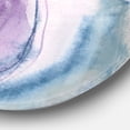 thumbnail image 3 of Designart 'Watercolor Geode I' Geometric Metal Circle Wall Art - Disc of 36, 3 of 5