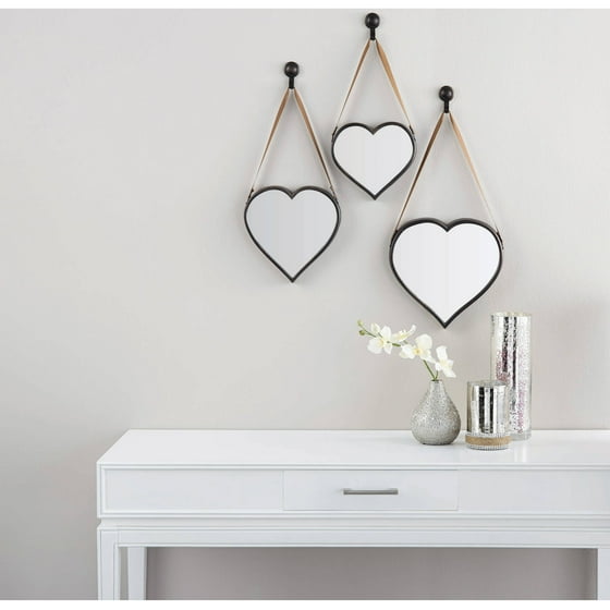 Mainstays 3Piece Heart Mirror Set