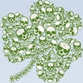 thumbnail image 2 of CafePress - Skullcloverlightgreenwhite Long Sleeve Infant T Shirt - Long Sleeve Infant T-Shirt, 2 of 2