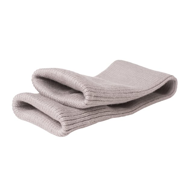 TinaKim Ribbing Sweatshirt Cuff Material, Tubular Rib Knit Fabric for Adult Jacket Sewing (Grey, 40x8cm)