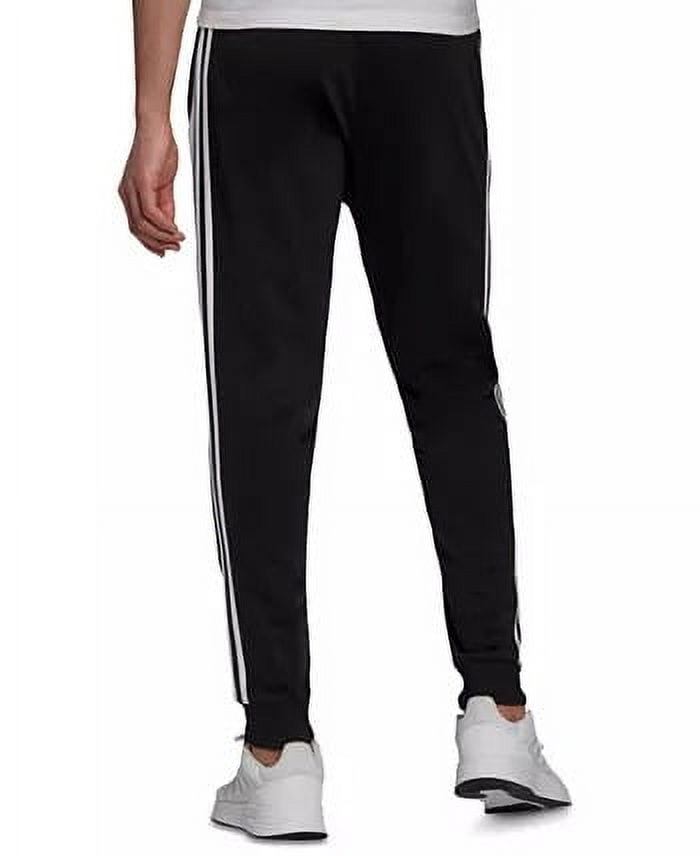 triple black adidas joggers