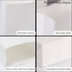 thumbnail image 3 of Xiao Hua Bolsa de papel kraft blanca para almuerzo, 3,54 x 2,17 x 7,09 pulgadas (60 g), paquete de 50, bolsa de papel desechable a granel con fondo cuadrado para envasado de alimentos., 3 of 5