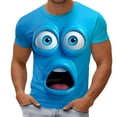 thumbnail image 2 of Funny Novelty 3d Emojs Graphic Tees for Men 2026 Summer Casual Short Sleeve Crewneck T Shirts, 2 of 5