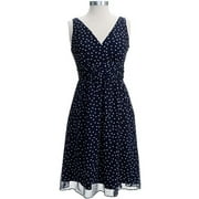 ME - Women's Polka-Dot Chiffon Dress